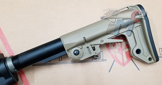 King Arms TWS 9mm SBR Gas Blow Back (DE) (2 Magazine) Pre-Order - Click Image to Close